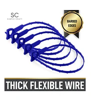 20-Inch Plumbing Snake Drain Clog Remover - 5 Pack