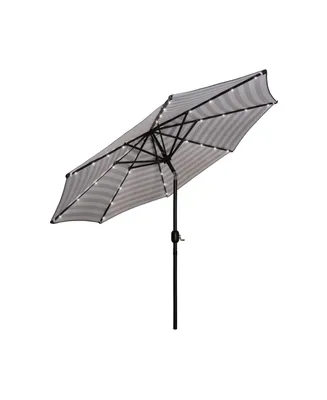 WestinTrends 9 ft. Patio Solar Power Led lights Market Umbrella