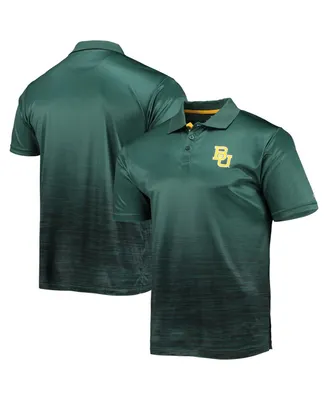 Men's Colosseum Green Baylor Bears Marshall Polo Shirt