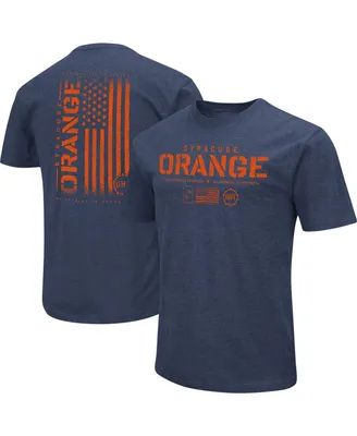 Men's Colosseum Navy Syracuse Orange Oht Military-Inspired Appreciation Flag 2.0 T-shirt