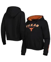 Women's Colosseum Texas Longhorns Arch & Logo Pullover Hoodie