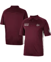 Men's Colosseum Maroon Montana Grizzlies Oht Military-Inspired Appreciation Snow Camo Polo Shirt