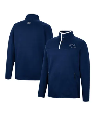 Men's Colosseum Navy Penn State Nittany Lions Rebound Quarter-Snap Jacket