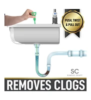 20-Inch Plumbing Snake Drain Clog Remover - 5 Pack