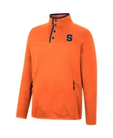 Men's Colosseum Orange Syracuse Rebound Quarter-Snap Jacket