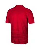 Men's Colosseum Scarlet Ohio State Buckeyes Marshall Polo Shirt