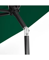 WestinTrends 9 ft. Patio Solar Power Led lights Market Umbrella
