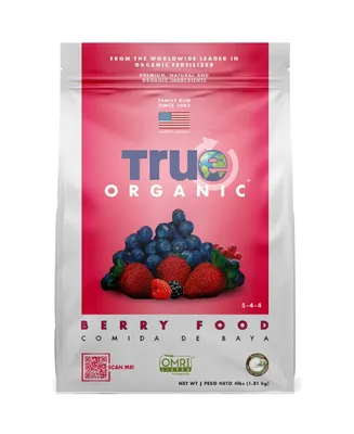 True Organic Berry and Fruit Plant Food for Organic Gardening, 4lb