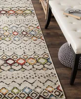 Safavieh Amsterdam Ivory and Multi 2'3" x 6' Runner Outdoor Area Rug