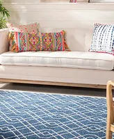 Safavieh Amherst AMT407 Navy and Beige 9' x 12' Area Rug