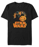 Fifth Sun Men's Star Wars Darth Pumpkin Short Sleeves T-shirt