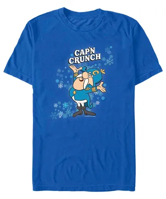 Fifth Sun Men's Cap'n Crunch Snowflake Short Sleeves T-shirt