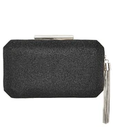 Nina Women's Geometric Minaudiere Bag with Tassle