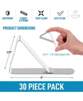 30 Pack Tablecloth Clips - Durable Stainless Steel Table Cloth Clips & Cover Clamps