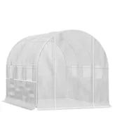 Outsunny 10' x 7' x 7' Outdoor Backyard Walk-in Tunnel Greenhouse