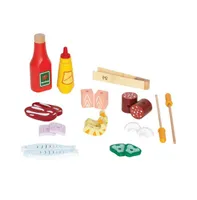 Hape Wooden Gourmet Grill and Shish Kabob Play Kitchen