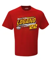 Men's Team Penske Red Joey Logano 2023 Nascar Cup Series Schedule T-shirt