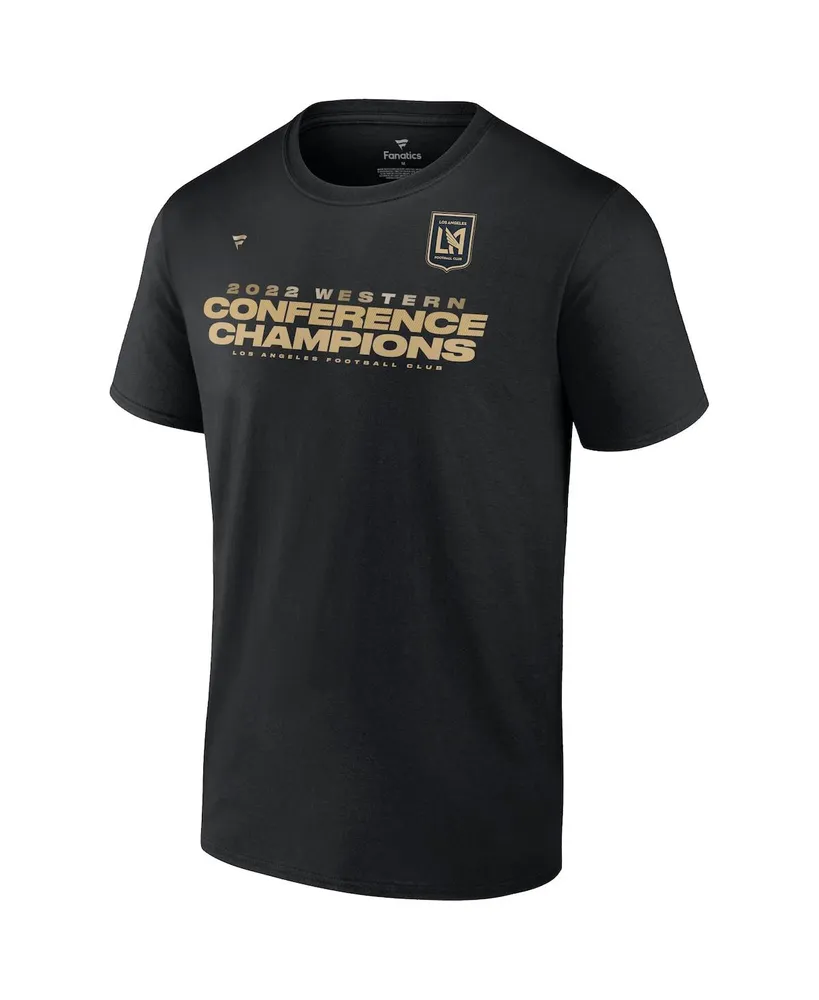 Men's Fanatics Black Lafc 2022 Mls Western Conference Champions Locker Room T-shirt