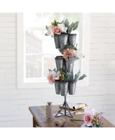 Tabletop Flower Bundle Display Rack