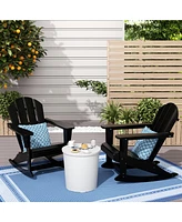 WestinTrends Outdoor Patio Porch Rocking Adirondack Chair (Set of 2)