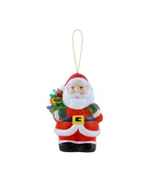 Mini Nostalgic Ceramic Figure Santa Holiday Decor