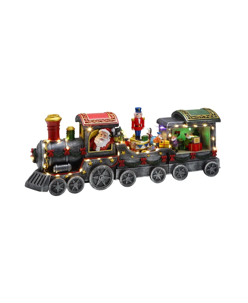 20" Animated Christmas Train Holiday Decor