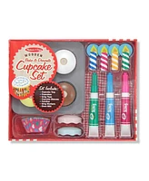 Melissa and Doug Toy, Bake and Decorate Cupcake Set