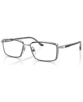 Starck Eyes Men's Rectangle Eyeglasses, SH2071T56-o