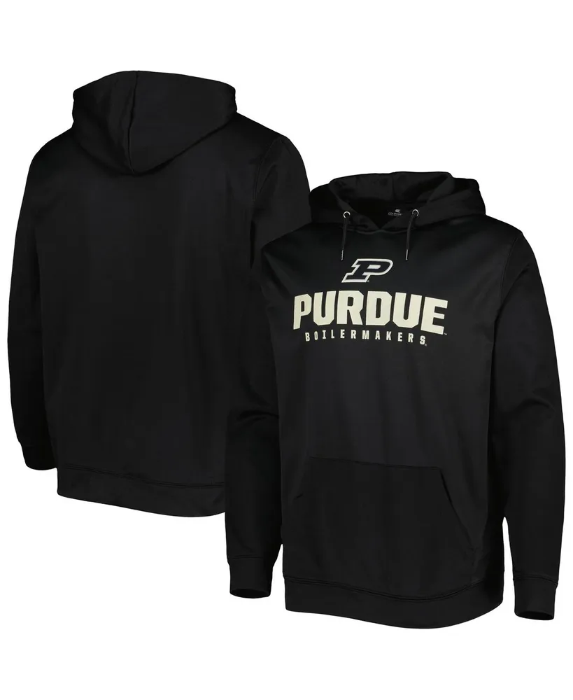 Men's Colosseum Black Purdue Boilermakers Team Lantern Pullover Hoodie