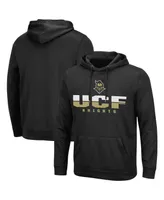 Men's Colosseum Black Ucf Knights Lantern Pullover Hoodie