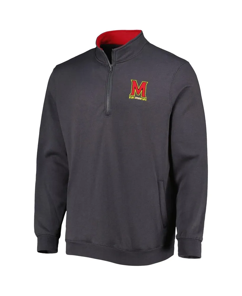 Men's Colosseum Charcoal Maryland Terrapins Tortugas Quarter-Zip Sweatshirt