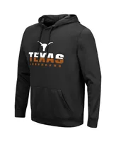 Men's Colosseum Black Texas Longhorns Lantern Pullover Hoodie