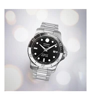 Movado Series 800 Men's Swiss Automatic Silver-Tone Stainless Steel Bracelet Watch 42mm
