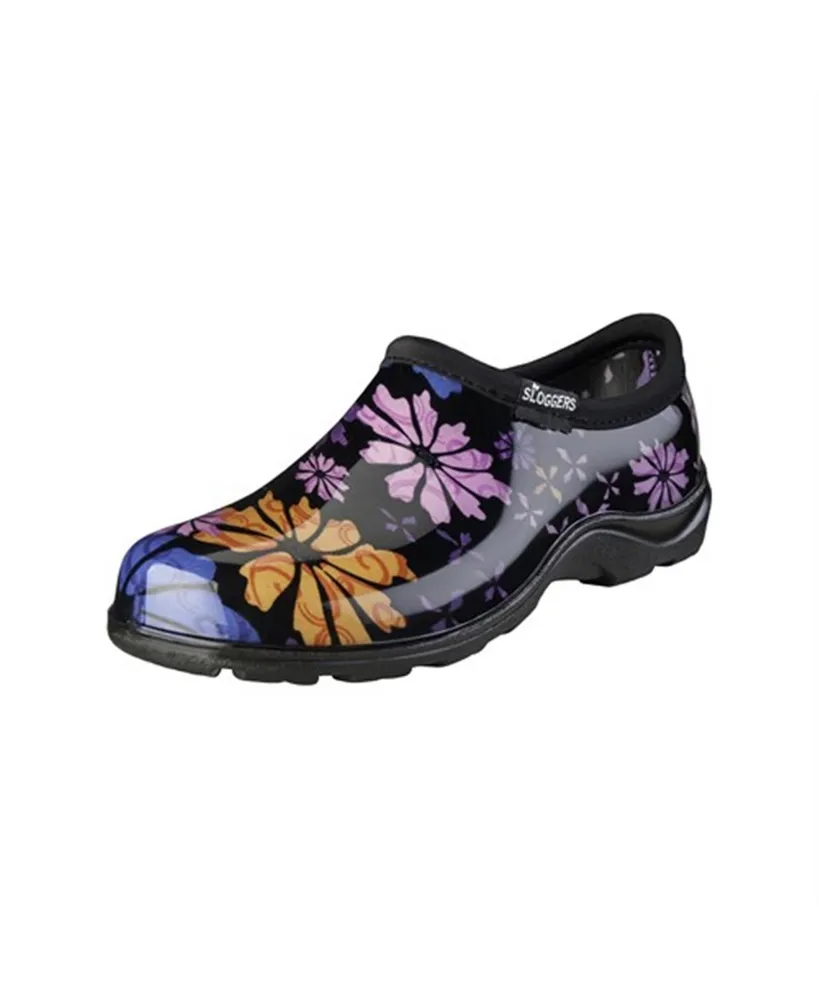 Sloggers Womens Rain and Garden Shoes, Flower Power Print