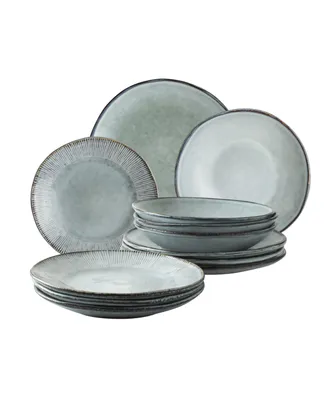 Dutch Rose Amsterdam 12 Piece Dinnerware Set