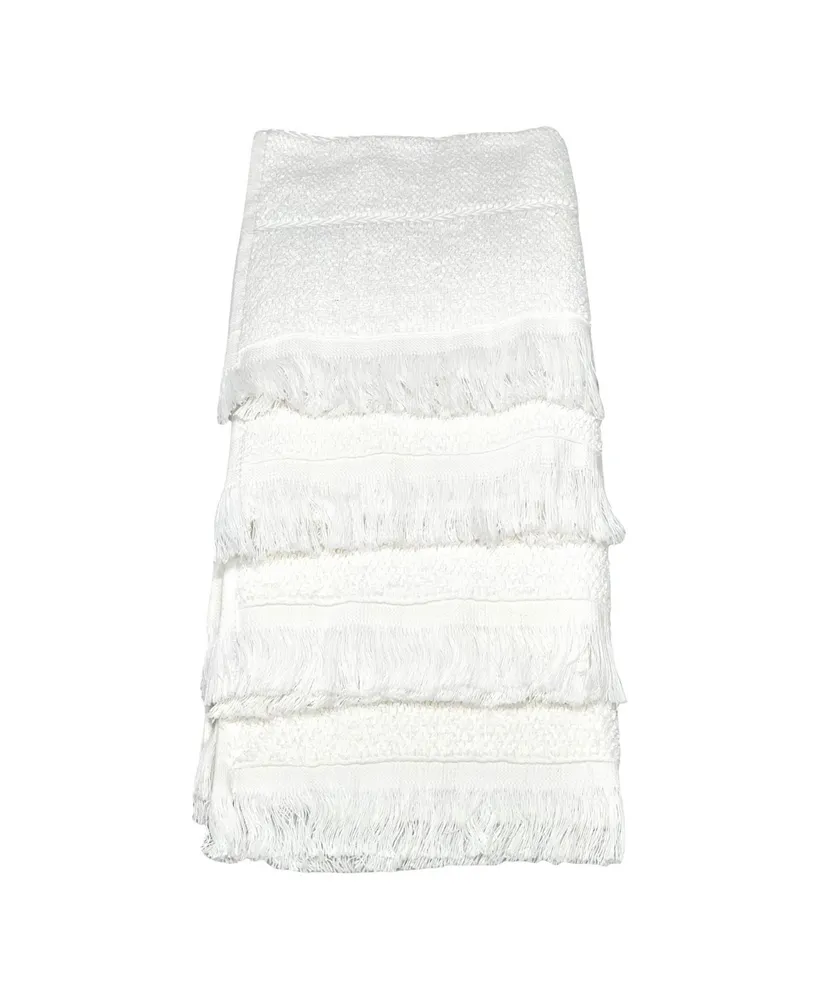 Ozan Premium Home Mirage Collection 4 Piece Turkish Cotton Luxury Washcloth Set