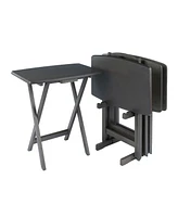 Winsome Dorian 5-Piece Wood Snack Table Set