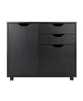 Winsome Halifax 26.3" Wood 2-Drawer Wide Filing Storage Cabinet