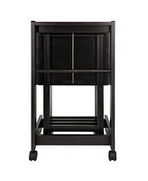 Winsome Brienda 5-Piece Wood Flip Top Snack Table Set
