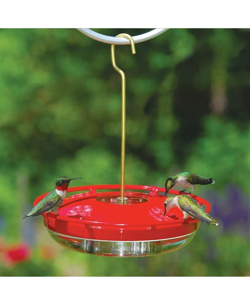 Aspects HummZinger HighView Hanging Hummingbird Feeder, 12 oz - Red