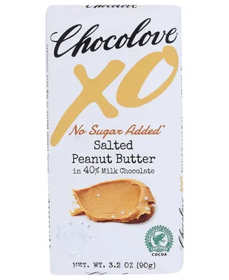 Chocolove - Bar Salt Peanut Butter Flavoured Milk Chocolate - Case of 10
