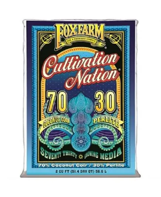 FoxFarm Cultivation Nation 70/30 Coconut Coir & Perlite, Blue, 2 cu Ft
