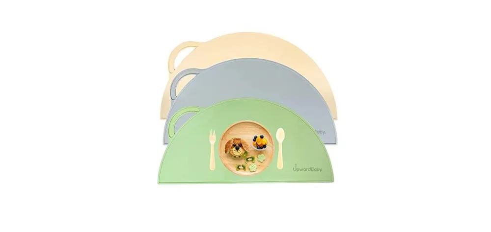 Upward Baby Silicone Placemat 3Pc Multi, one size - Foods Co.