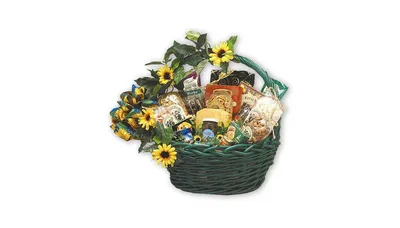 Gbds Sunflower Treats Gift Basket