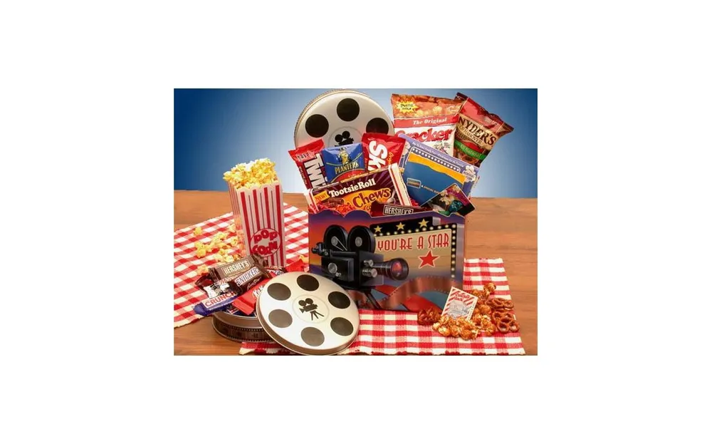 Gbds You're a Superstar Movie Gift Box - movie night - movie night gift baskets for families
