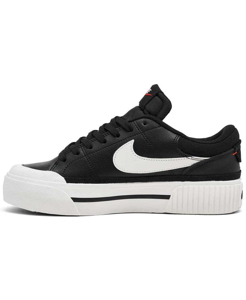 Nike Women's Court Legacy Lift Platform Casual Sneakers from Finish Line