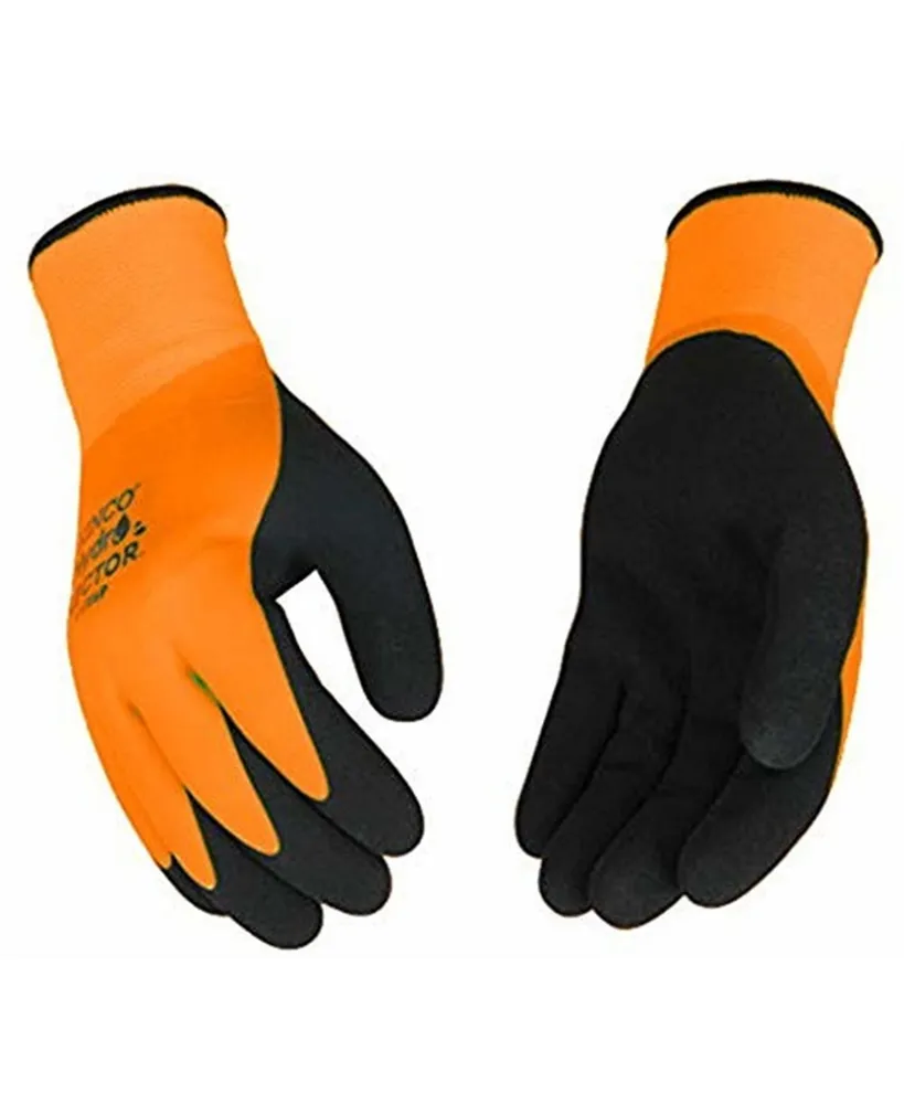 Refrigiwear Mens Dual-Layer Waterproof Double Dip Glove - Orange