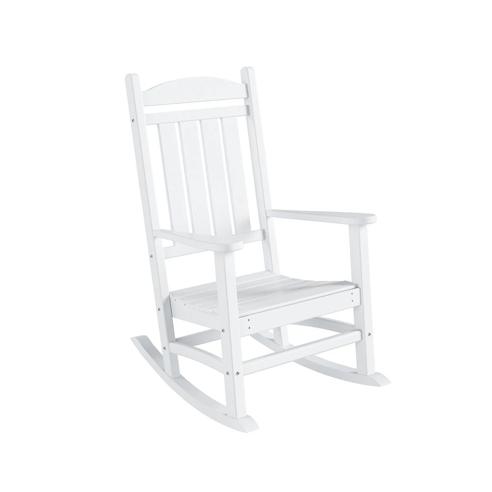 All-Weather Outdoor Patio Poly Classic Porch Rocking Chair