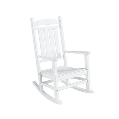 All-Weather Outdoor Patio Poly Classic Porch Rocking Chair