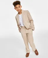 Nautica Toddler Little Boys Linen Look Vest Calvin Klein Big Boys Sharkskin Suit T Shirt Separates